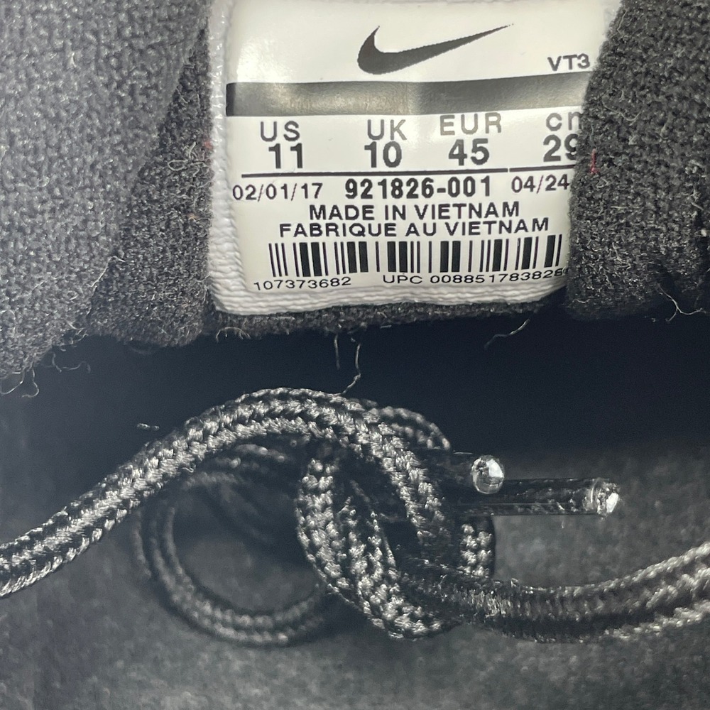 Nike Air Max 97 Sneakers Men 11 Black Reflective Running Retro Iconic 921826-001 - Picture 10 of 10